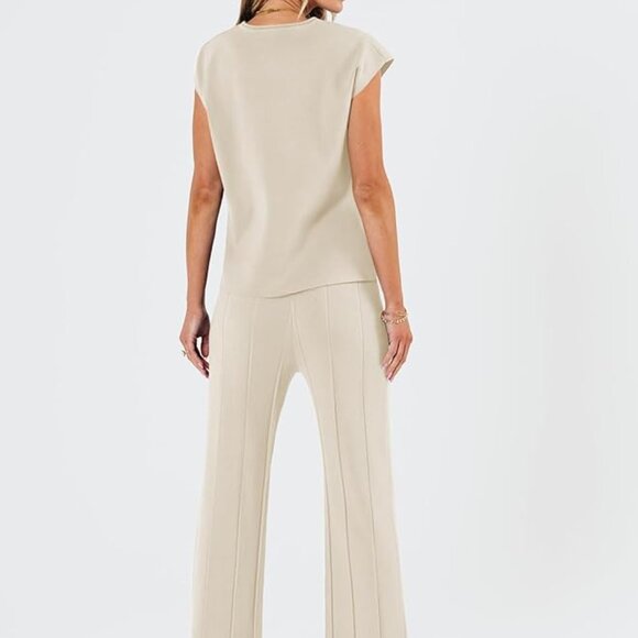 2 Piece Outfit- Casual Dressy Knit Lounge Set - Picture 2 of 5